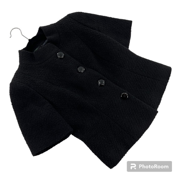 Benetton
Cropped jacket in wool blend Black size 42 US M - Picture 3 of 13